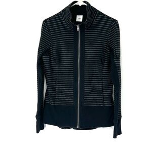 Cabi black white striped Jacket women’s small